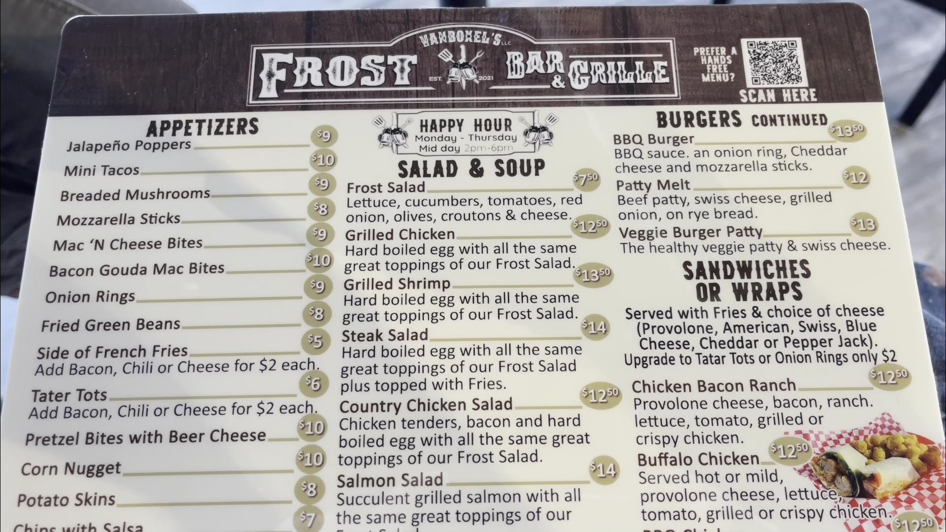 FROST BAR N Grille